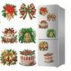 2D Flat  Painting Fridge Magnets Soft Magnetic Art Magnets  Xmas Refrigerator Decor
