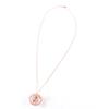 Excellent Vivienne Westwood Orb Necklace Pendant with Rhinestones Rose Pink Used