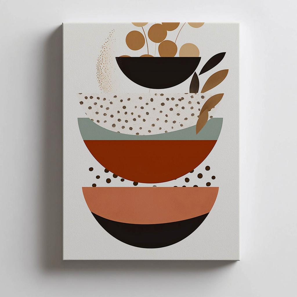 Harmonia Boho Harmonia Boho, 70X100 Cm, Rama Drewniana Jasny Dąb, Papier Matowy 230 Gsm