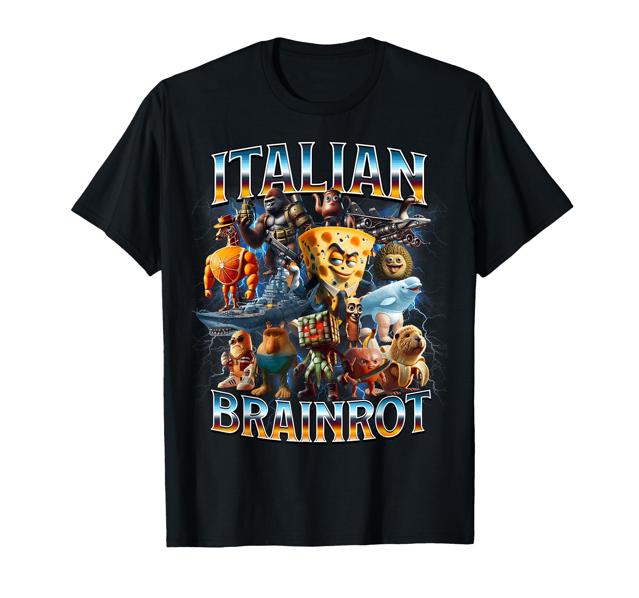 

Italian Brain Lot Funny Italian Brain Lot Meme T-Shirt