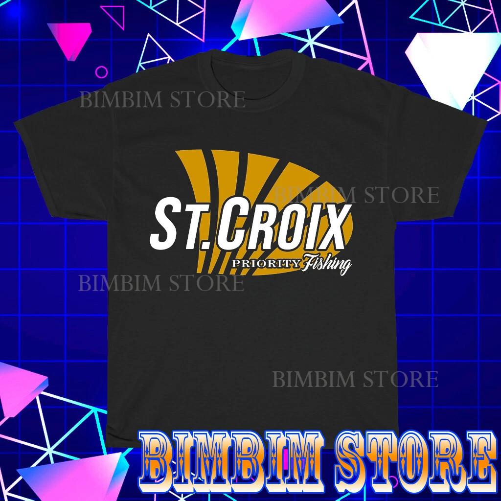 New Shirt St Croix ROD Fishing Logo T-Shirt Funny S to 5XL 3XL