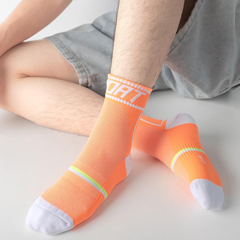 Professional Sport Cycling Socks Men/Women Breathable Running Marathon Outdoor Fitness Travelling Walking Crew Socks