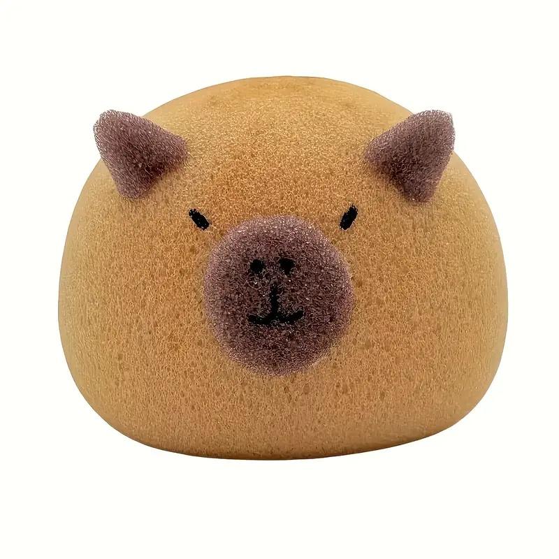 

1Pc Cute Soft Bath Balls Kapibala Bath Sponge Balls Bath Face Wash Bath Rubbing Sponge Animal Bath Balls Accessories Cute Gifts