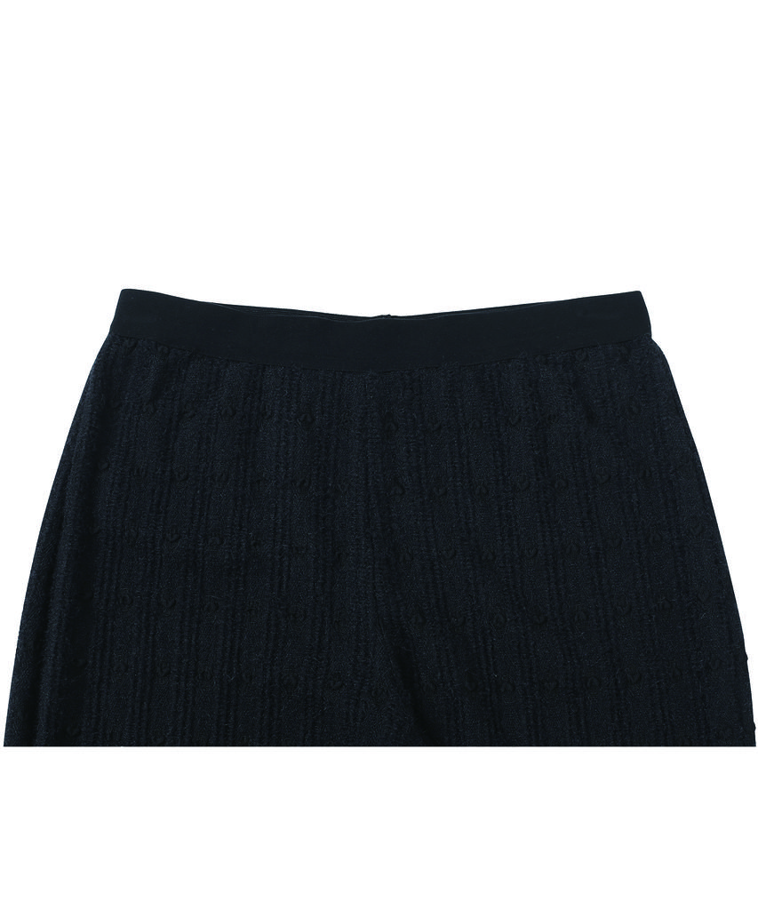 Cotton Rivers Club Lace Bootcut Leggings (Black)