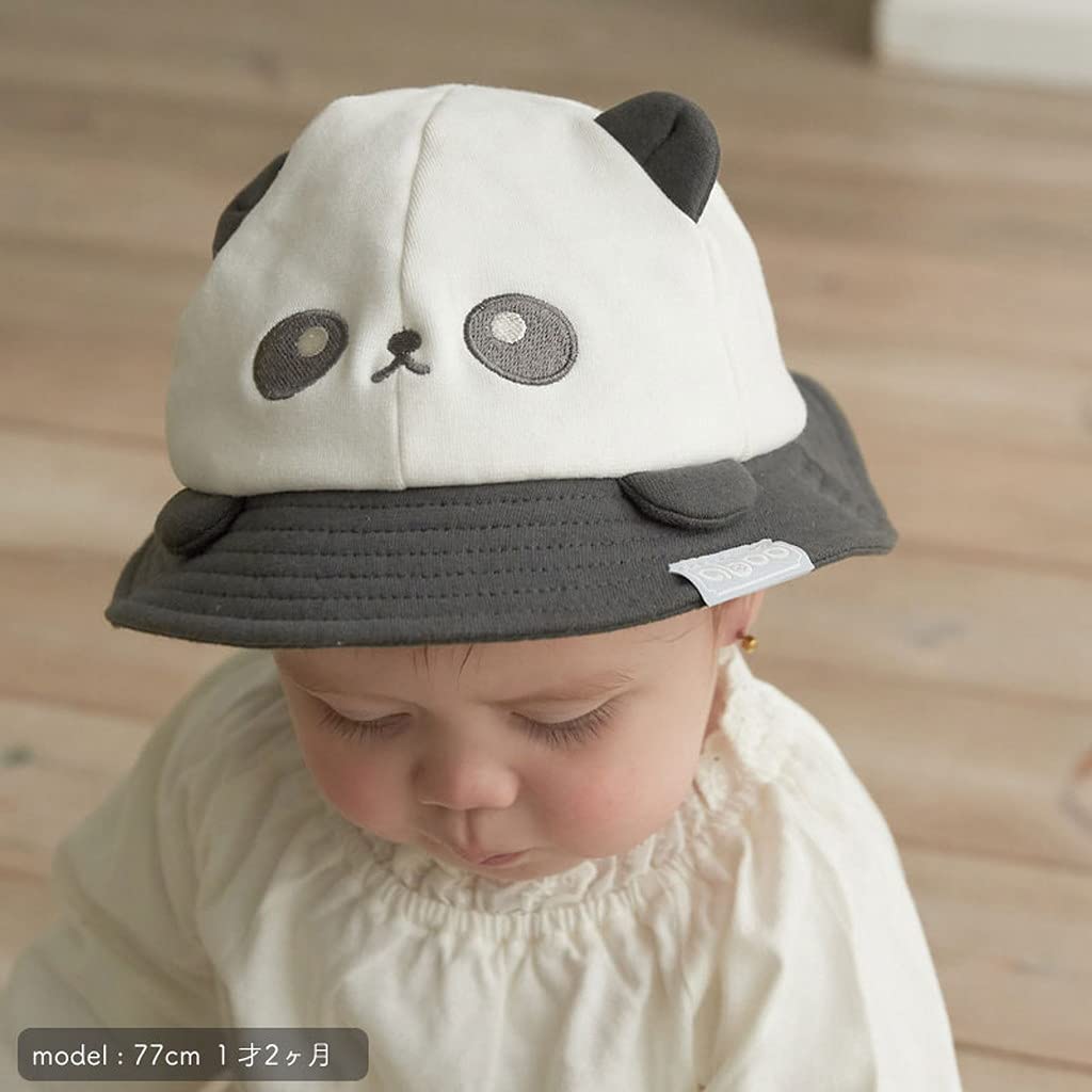 Baby Cute Hat with and Adjustable Animal Baby Sunshade [aboo] Hat, Hands, Ears, Tail, Size, Long-lasting, Design, Gift, (Panda)