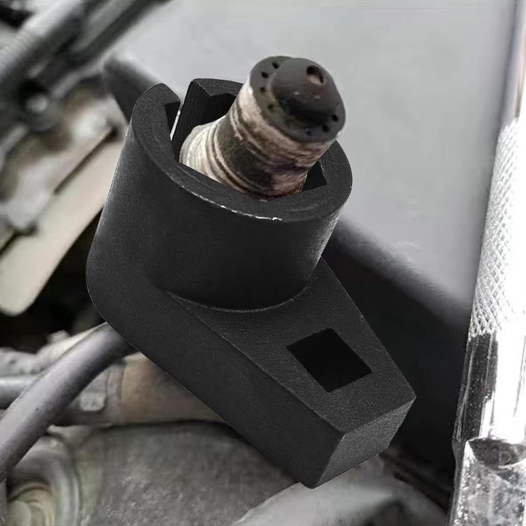 Offset Oxygen Sensor Socket, 3/8-Inch Drive, 7/8-Inch (22Mm), Wire Gate Accesses Sensor From Side, Preventing Damage To Wires, Universal For Most