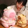 Neuer Sommerstil Capybara Plüschtier Niedliche Plüschpuppe Kissen Kissen Kawaii Stofftier Kinder Geburtstagsgeschenke Kinderschlafspielzeug