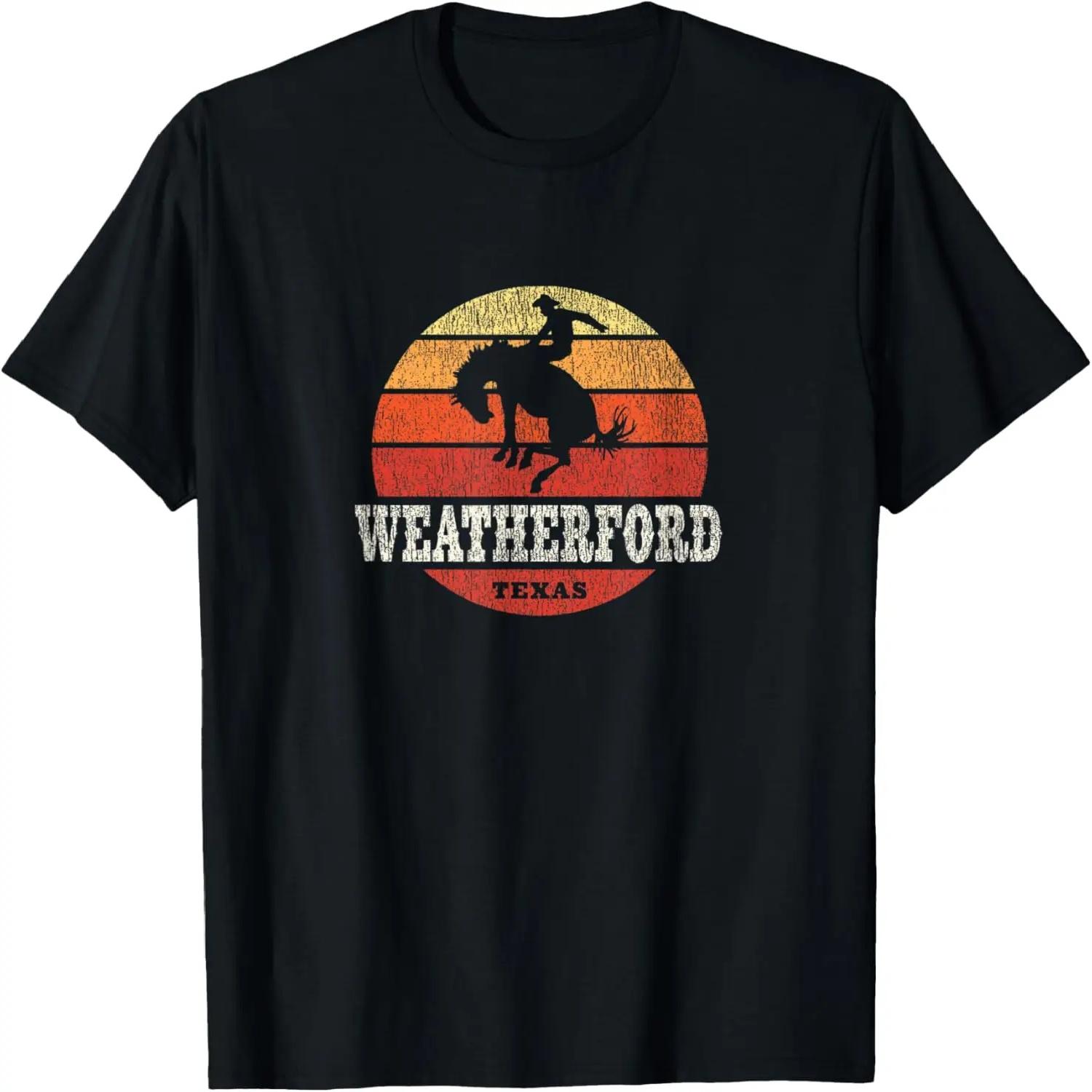 

Weatherford TX Vintage Country Western Retro T-Shirt S чёрный
