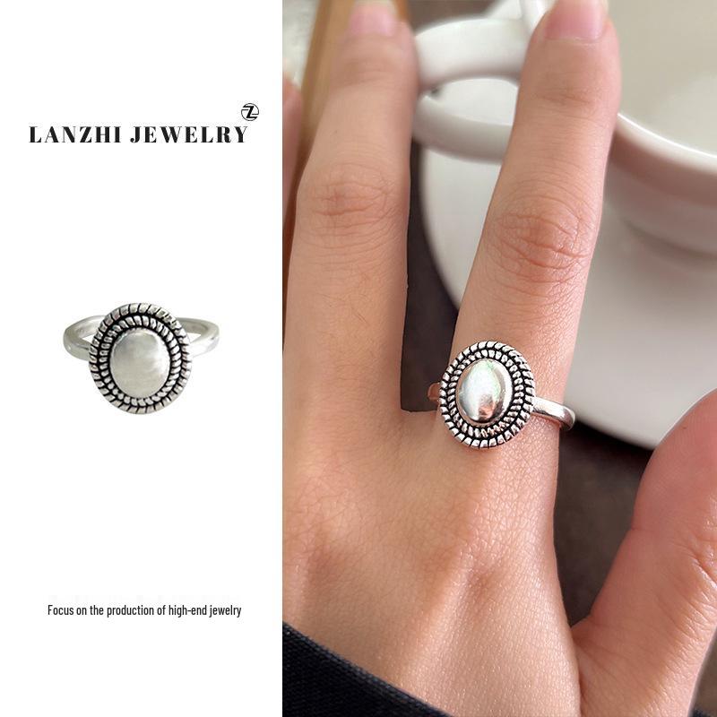 Inel Thai Argint pentru Femei, Stivuibil - Argint 925, Design de Nișă, Bijuterii Simple și Versatile