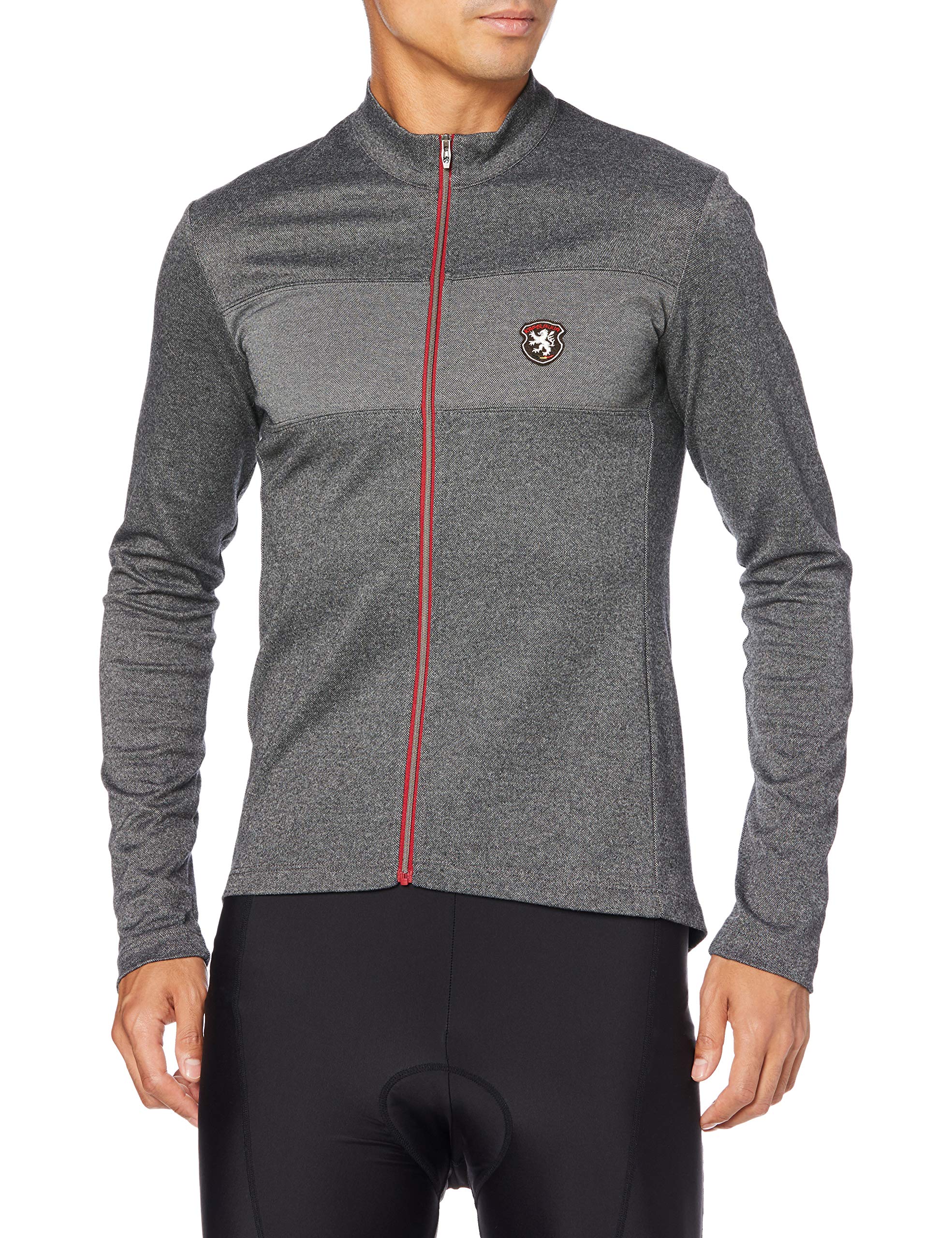 

Kapelmuur Long Sleeve Birdseye Japan Size XS to Japanese size Jersey, Gray, kpls109, (equivalent XS) серый