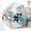 1pc Hello Kitty Rainbow FriendsUmbrella with Plastic Handle,Suitable for All Seasons Home Travel Outdoor UmbrellaSanlio146