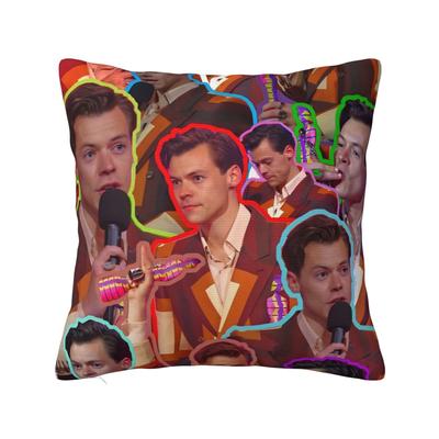 Harry Styles Kissenbezug Weiche Polyester Kissenhülle Dekorative Kissenbezug Hülle Zuhause Mit Reißverschluss 18 Zoll