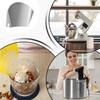 Uncharged Pouring Shield Stainless Steel Pouring Chute Splatter Back-splash  For Stand Mixer