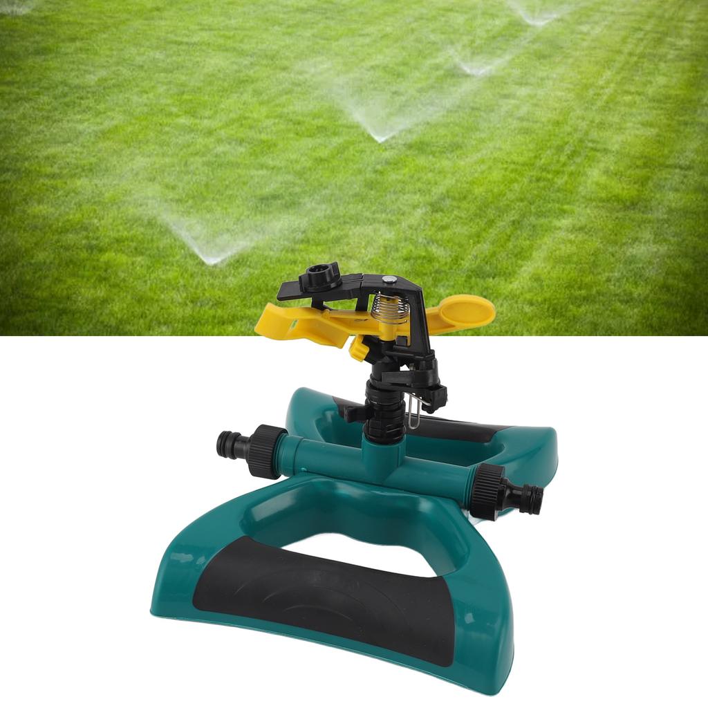 Rotating Garden Sprinkler, Automatic Lawn Sprinkler for Covering Large Areas, Suitable for Garden, Lawn and Terrace, Sprinkler with Base for Easy Wate