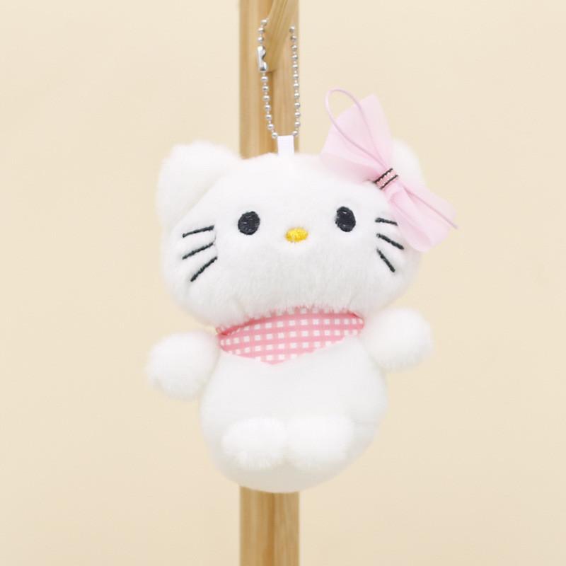 Adorable Kawaii Sanrio Plush Toy Keychain Soft Pp Cotton Stuffed Animal Doll