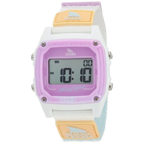 

Цифровые часы Freestyle SHARK Classic Leash, водонепроницаемость 100 м, нейлоновый ремешок, тай-дай, 10026835 [Официально импортировано]