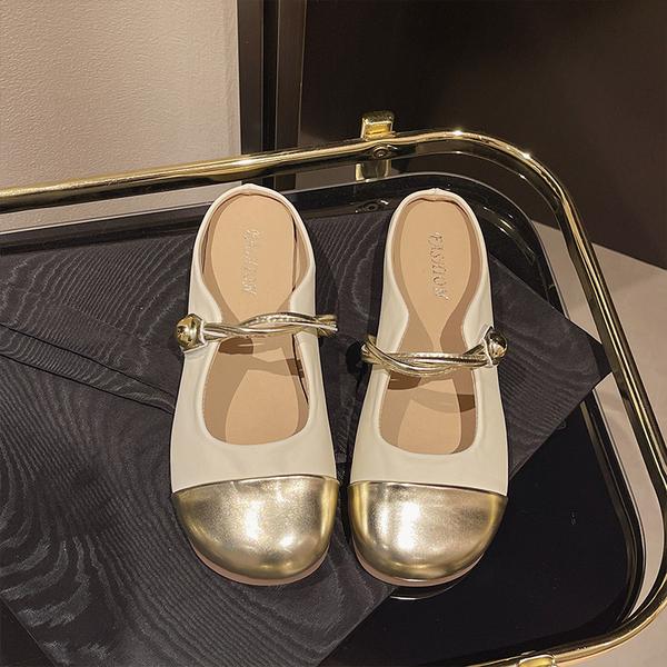 Fashion Female Shoes Slippers Flat Mules For Women 2025 Shallow Slides Cover Toe New Mary Janes Bling Mules For Women 2025 Female Shoes