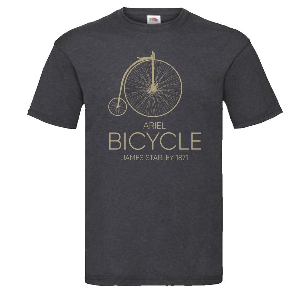 

Футболка Ariel Bicycle James Starley 1871 Велосипед Пенни-фартинг Педаль Унисекс Футболка XXL