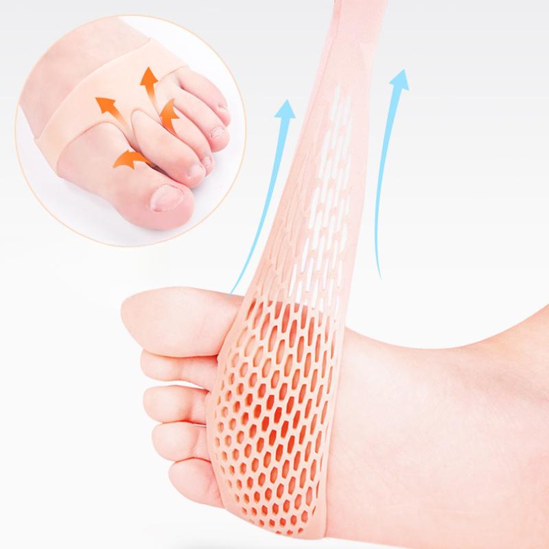 Silicone Breathable Forefoot Pad Summer Wonder Anti-pain Pad No Foot Fatigue