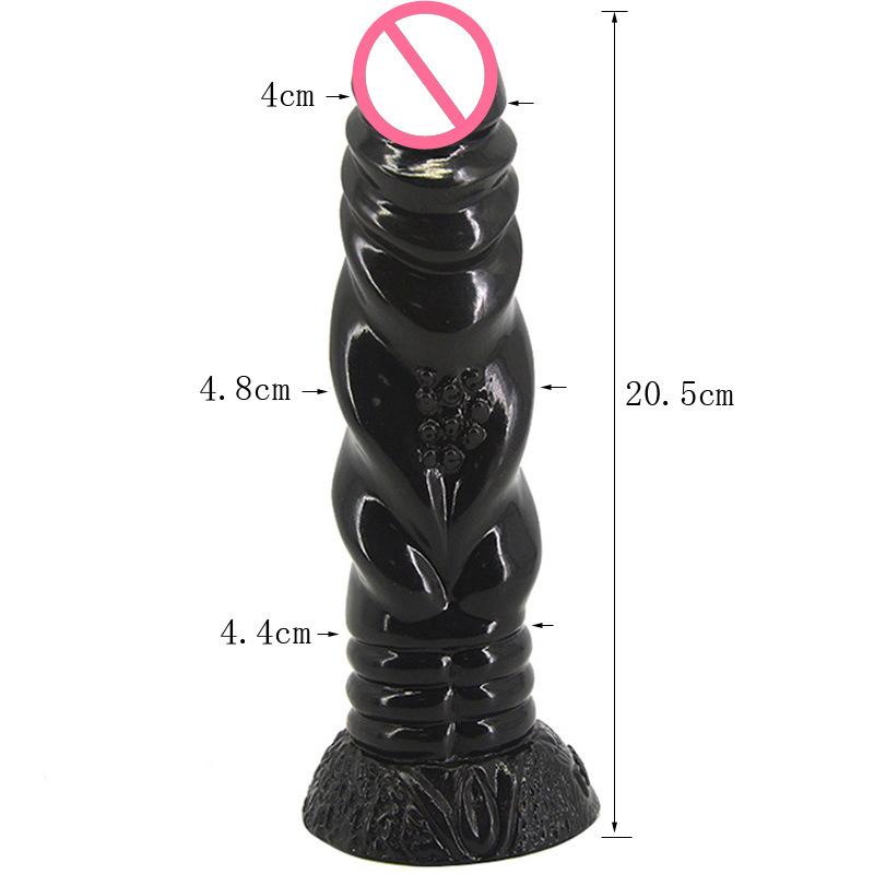 Realistic Silicone Dildo Thick Anal Plug Long Penis for Women with Thick Glans Real Dong and Powerful