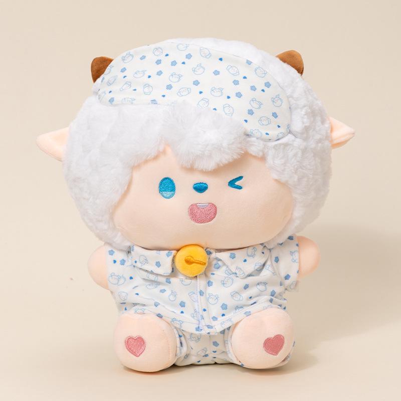 Pleasant Goat & Big Big Wolf Pajama Series Lazy Goat Plush Doll Gift