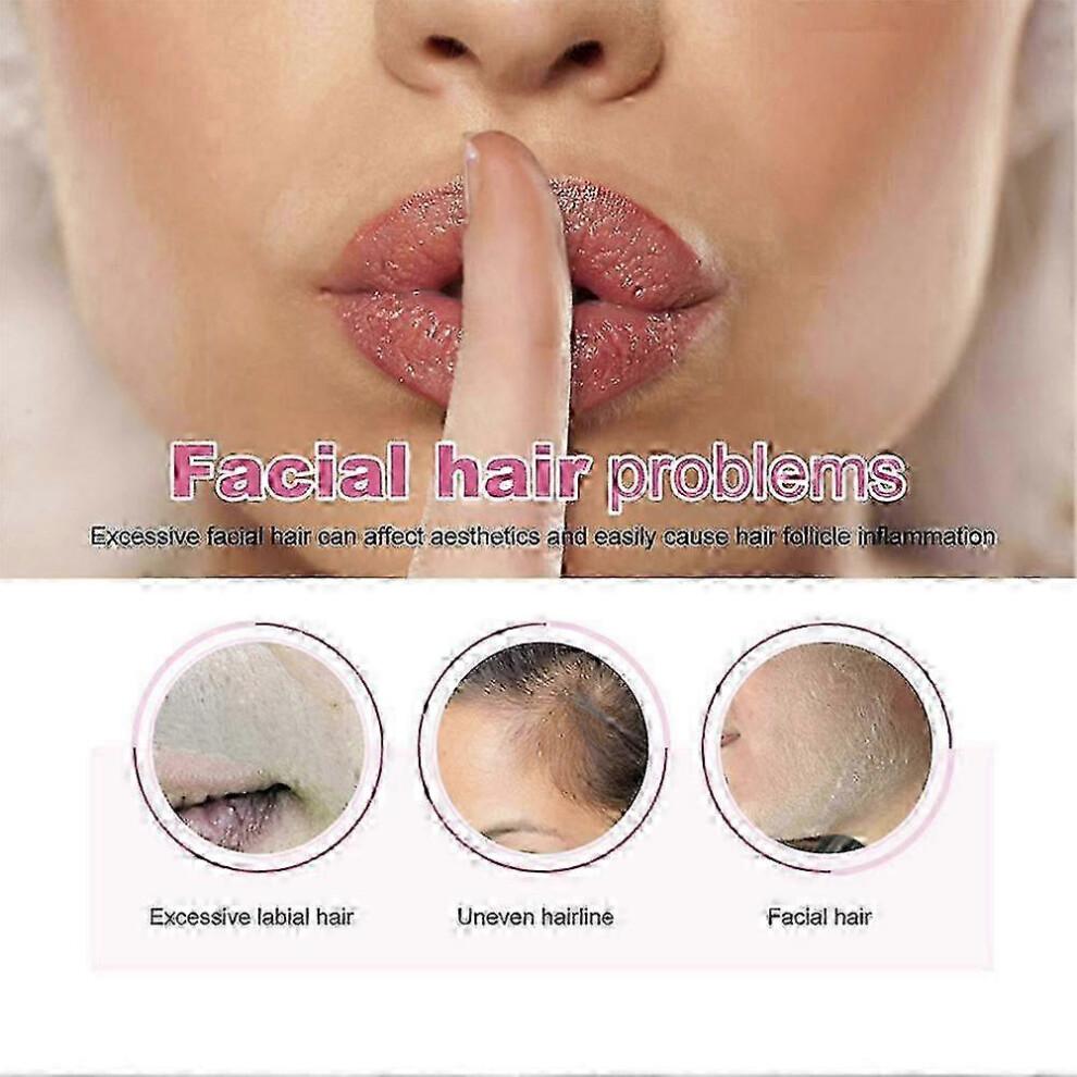(1pc)1-3x Gentle Facial Hair Removal Cream for Women 50g Non-Irritating Hair Removal Cream for All Skin Types