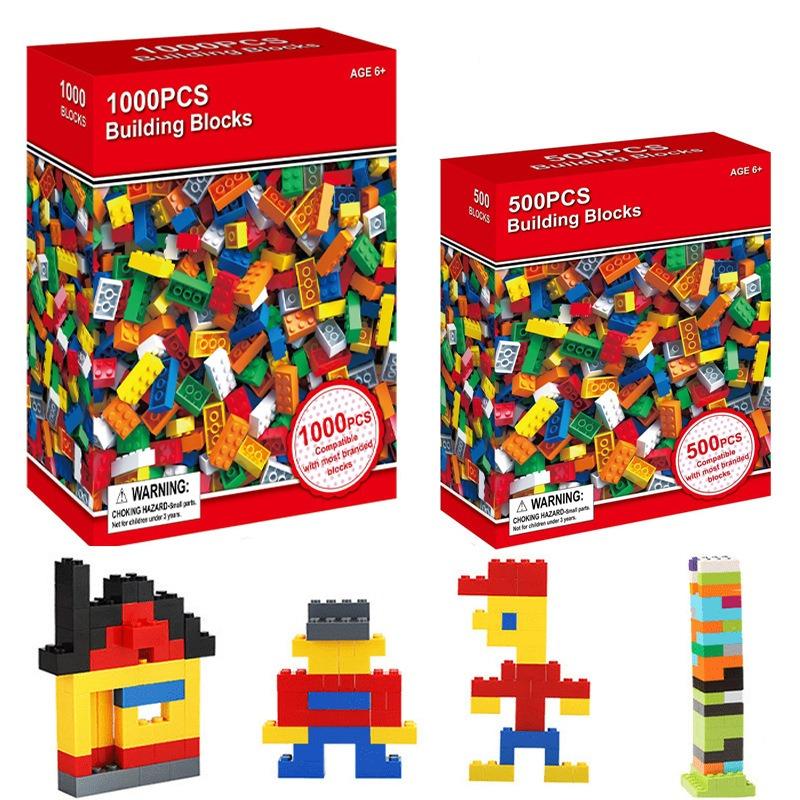 Building Blocks Bulk Children'S Blocks, Creative Diy Sets, Urban Classic Blocks, Children'S Educational Toys, 1000