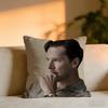 Benedict Cumberbatch Cushion Cover Cozy Velvet Throw PillowSoft Warm Cushion For Sofa  Bed