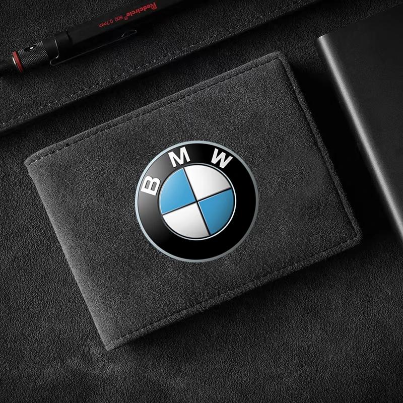 Portacarte in pelle PU Custodia protettiva per documenti di guida auto per BMW M5 E90 E91 E92 X1 X2 X3 X4 F07 F10 F15 F16 F20 F25 G30