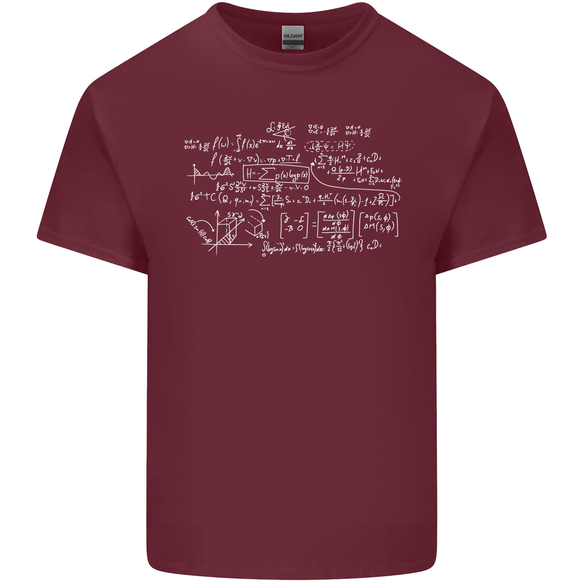 Mathematical Formula Funny Maths Unisexs Light Cotton TShirt S