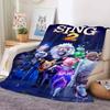 Kreslená deka Sing Movie Teplá a měkká Vhodná do ložnice Obývacího pokoje Rozkládací postele Kanceláře Cestování Kempování