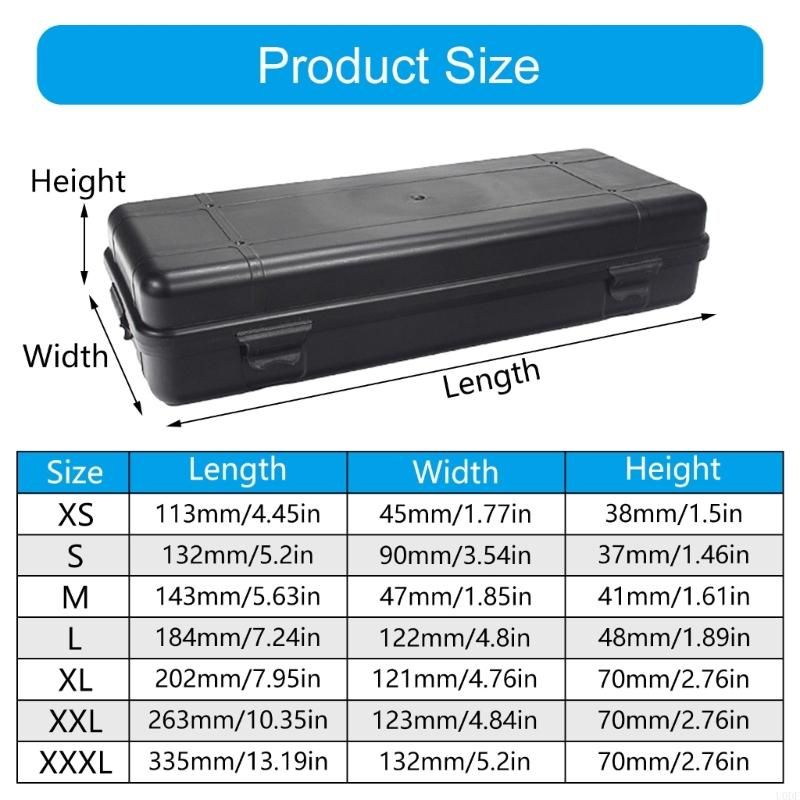 Tool Plastic Construction And PE Cushioned Interior Sealed Box For Impact And Easy Portability