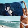 Manga Series Black Butlers Microfiber Printed Beach Towel Mountain Climbing Yoga Beach Swimming Running Absorbent Soft Towel