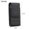 1 Stück Neue PU-Leder Handy-Hüfttasche Outdoor-Camping Universelle Hüfttasche Handyhülle 5-7 Zoll Handy-Gürtelclip für Smartphone