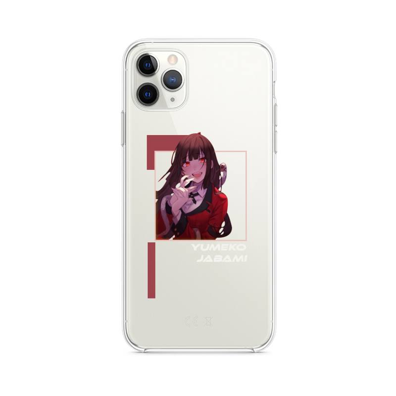Anime Kakegurui Jabami Yumeko Phone Case Clear for Iphone 12 Pro Max Mini 11 Pro XS MAX 8 7 6 6S Plus X 5S SE 2020 XR Cover