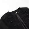 European and American style, new women's clothing, fashionable, casual and fashionable, round neck button-decorated short coat