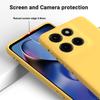 Etui z płynnego silikonu na Motorola Moto G86 Power 5G, tylna okładka telefonu z paskiem na rękę