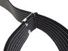 Dry Bones Suspenders with Leather Button Closure Fashion Accessory Black Free DSH-057 Men's (Men's Size)