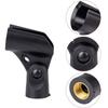 AA58 4 Pieces Universal Microphone Clip Holder with 5/8 Inch Male To 3/8 Inch Female Nut Adapters