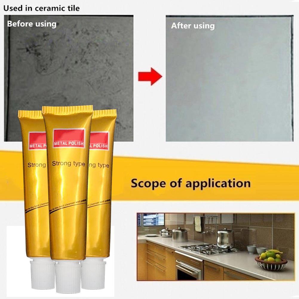 5/10/15g Metaal Polish Crème Metaal Reinigingspasta Roestvrij Staal Aluminium Messing Koper Goud Polish Reiniger Huis Middel Gereedschap