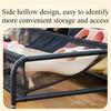 Bed Bottom Shoe Rack Bedroom Simple Organizer Shelf Household Space-Saving Grid Shoes Racks Living Room Portable Storage Shelves