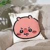 Cute C-chiikawas Pillow Case Cushion Cover Soft Cute Throw Pillow Case For Car Sofa Pillowcase Polyester With Zipper