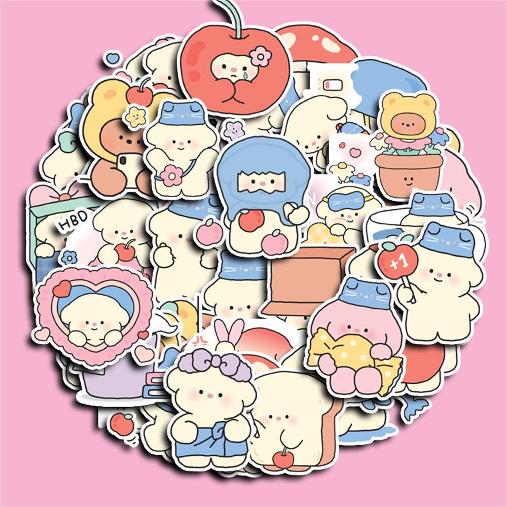 40 Cute Bear Cartoon Stickers: Waterproof Suitcase & Laptop DIY Photo Album Set