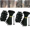 Nylon Universal Cable Tie Buckle-Heavy Duty Zip Ties Holder with Pin Button Design Plastic Cable Ties Tool Fasteners Car Body