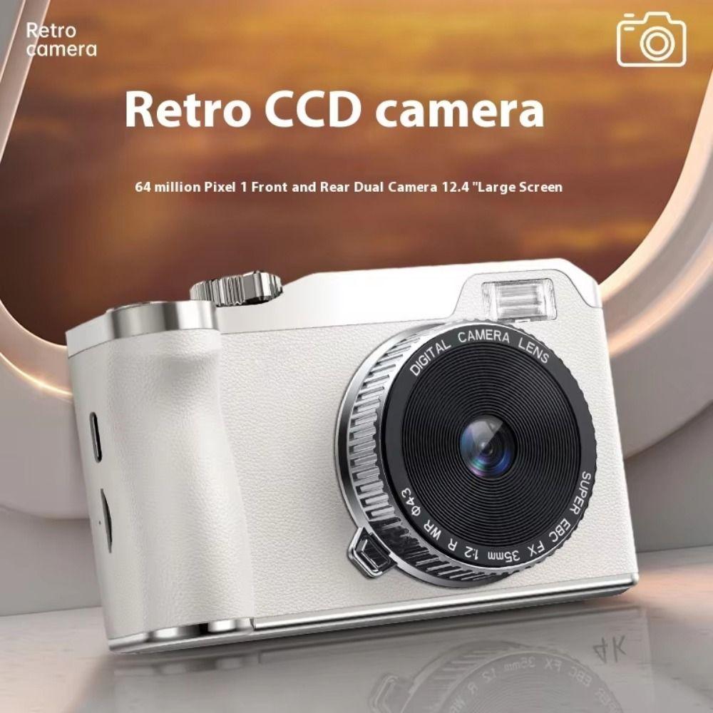 Autofocus Entry-Level CCD Camera 16x Zoom 64MP Photography Video Camcorder  Video Recording