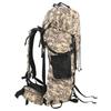 Brown Camouflage Hiking Backpack 80 L Oxford Fabric