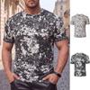 Men Camouflage Short Sleeve Round Neck Casual Outdoor Jogging T Shirt