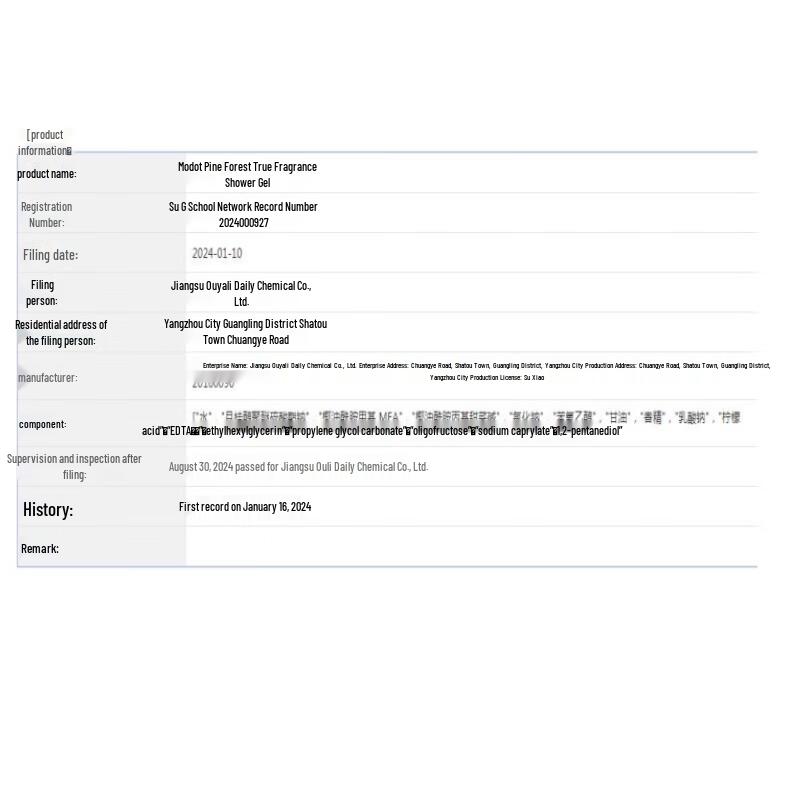 MODOT Pine Forest Meditation Scented Body Wash