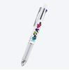 TDR Mickey Mouse Stationery Mechanical Pencil Ballpoint Pen 4 Colors Disney Resort Limited & (Black, Red, Blue, Green) (Face Pattern)
