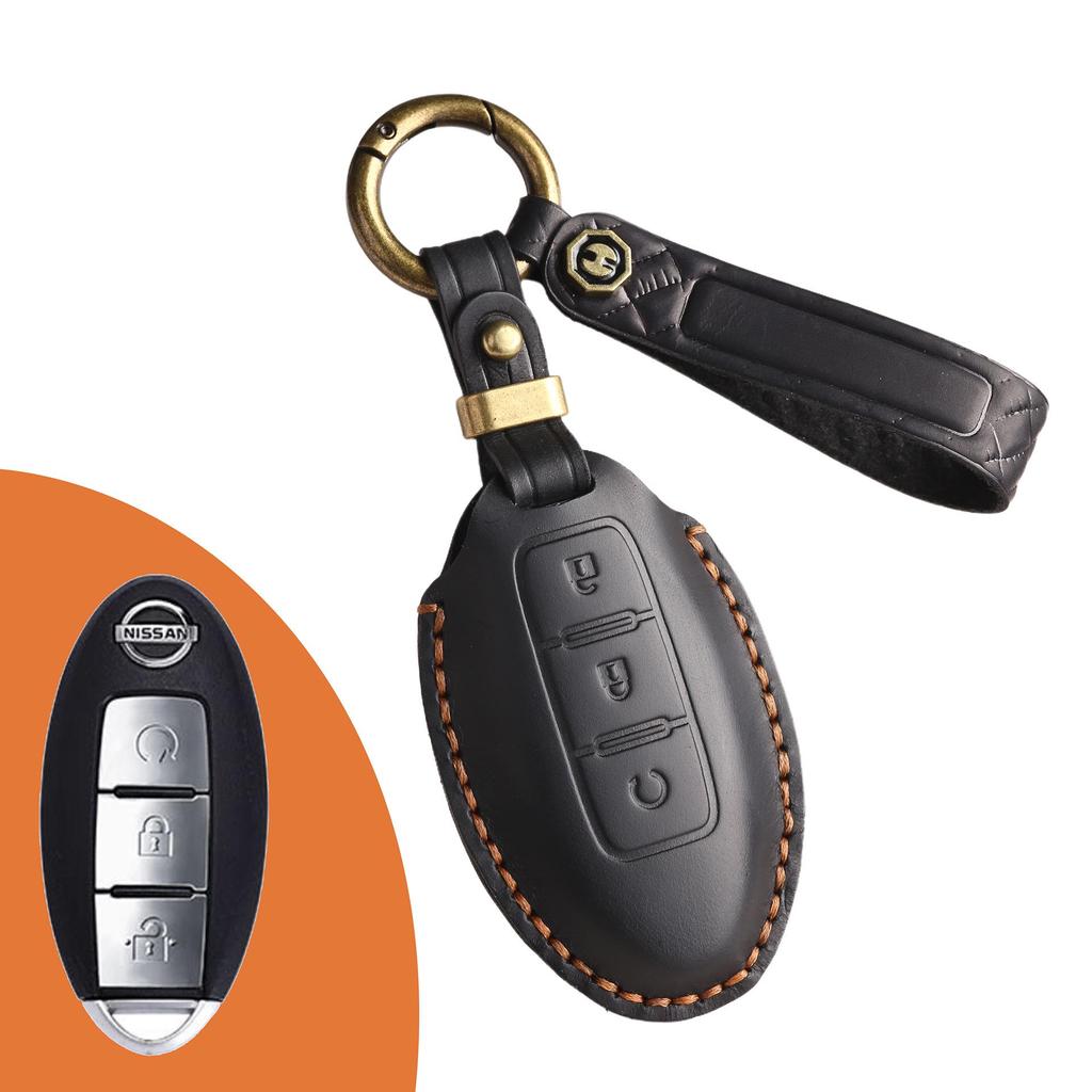 Nissan Key Cover for X-Trail, Qashqai, Tiida, Teana, Sylphy - Retro Style Protective Shell